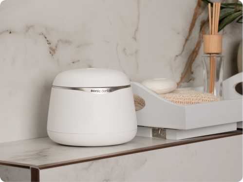 White Sonic Pro in bathroom setting